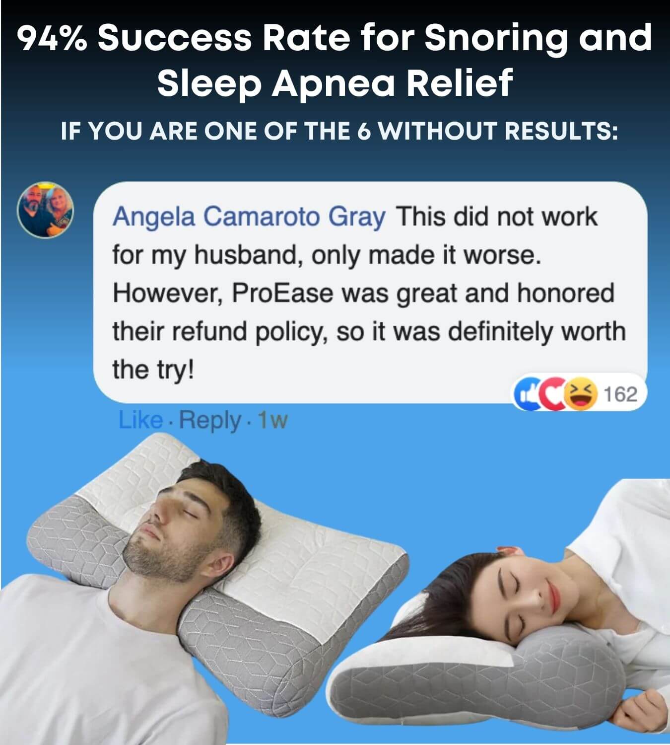 Anti-Snoring Deep Sleep Pillow